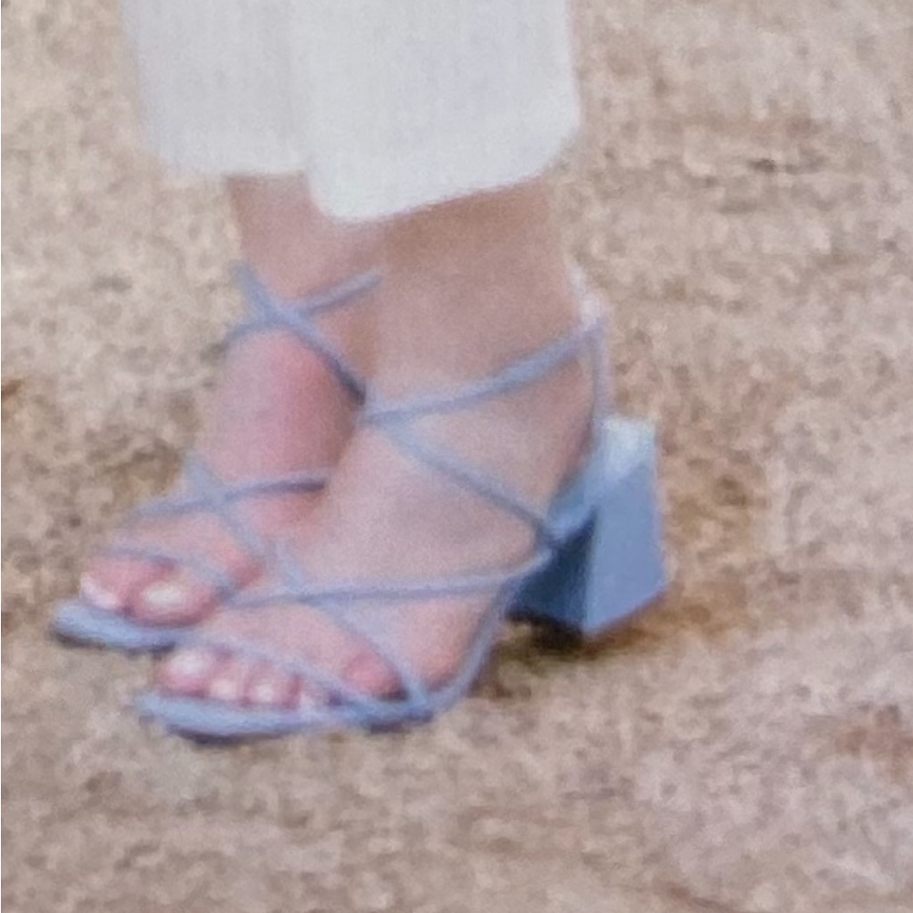 Marc Fisher Blue straps heels